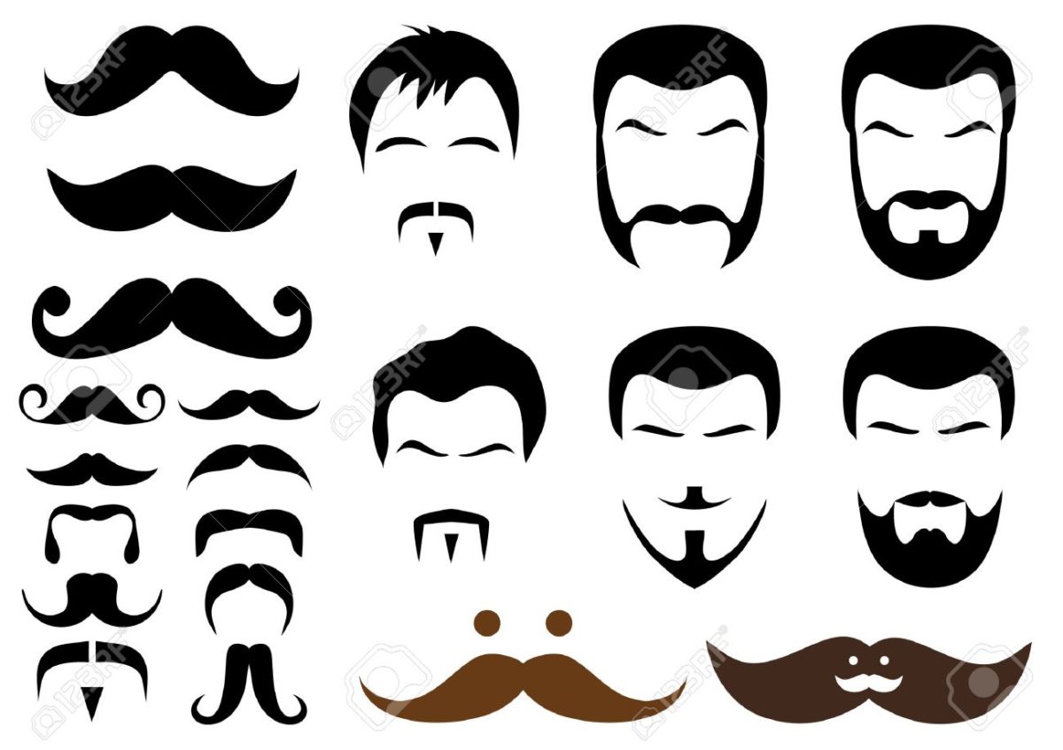 6668600-ensemble-des-dessins-ou-modèles-moustache-et-barbe